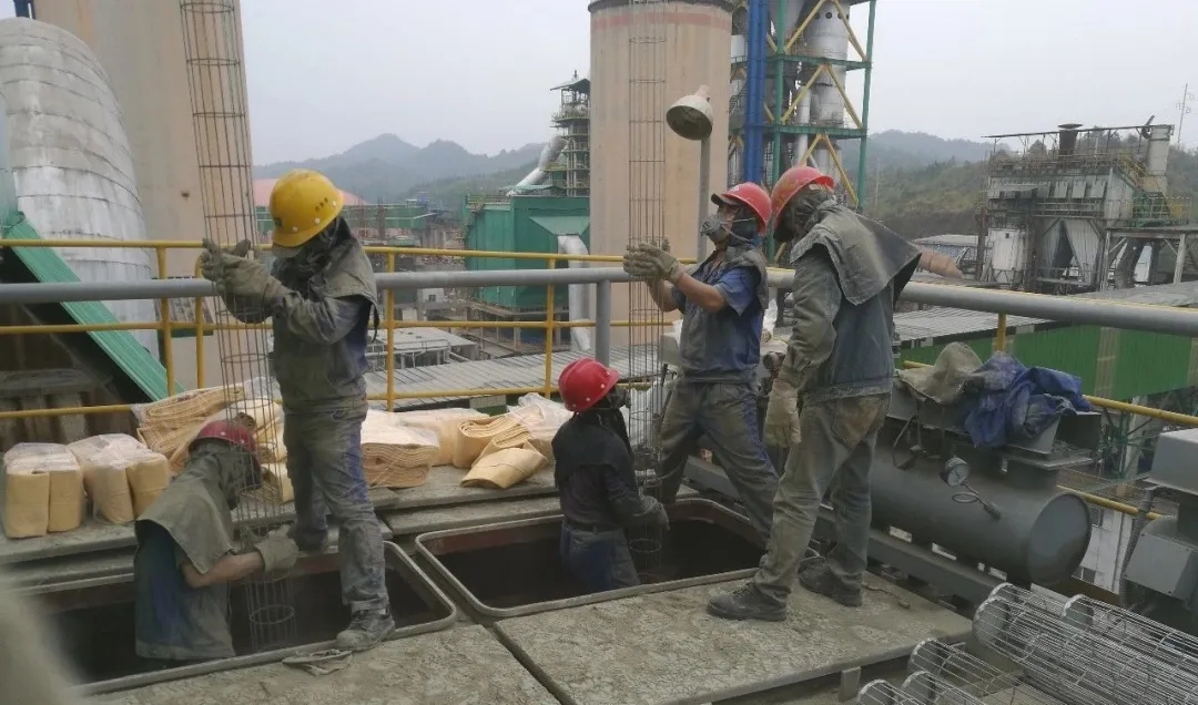 水泥廠窯頭布袋除塵器更換除塵布袋 水泥廠窯頭布袋除塵器更換除塵布袋