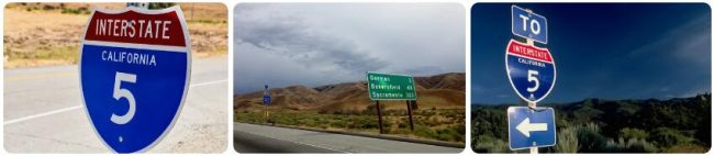 History of Interstate 5 in California
